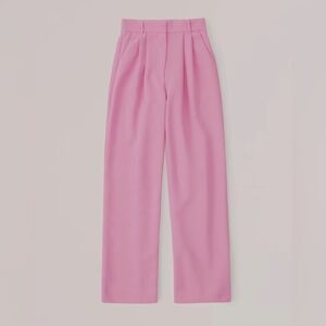 A&F Pink Sloan Tailored Pant